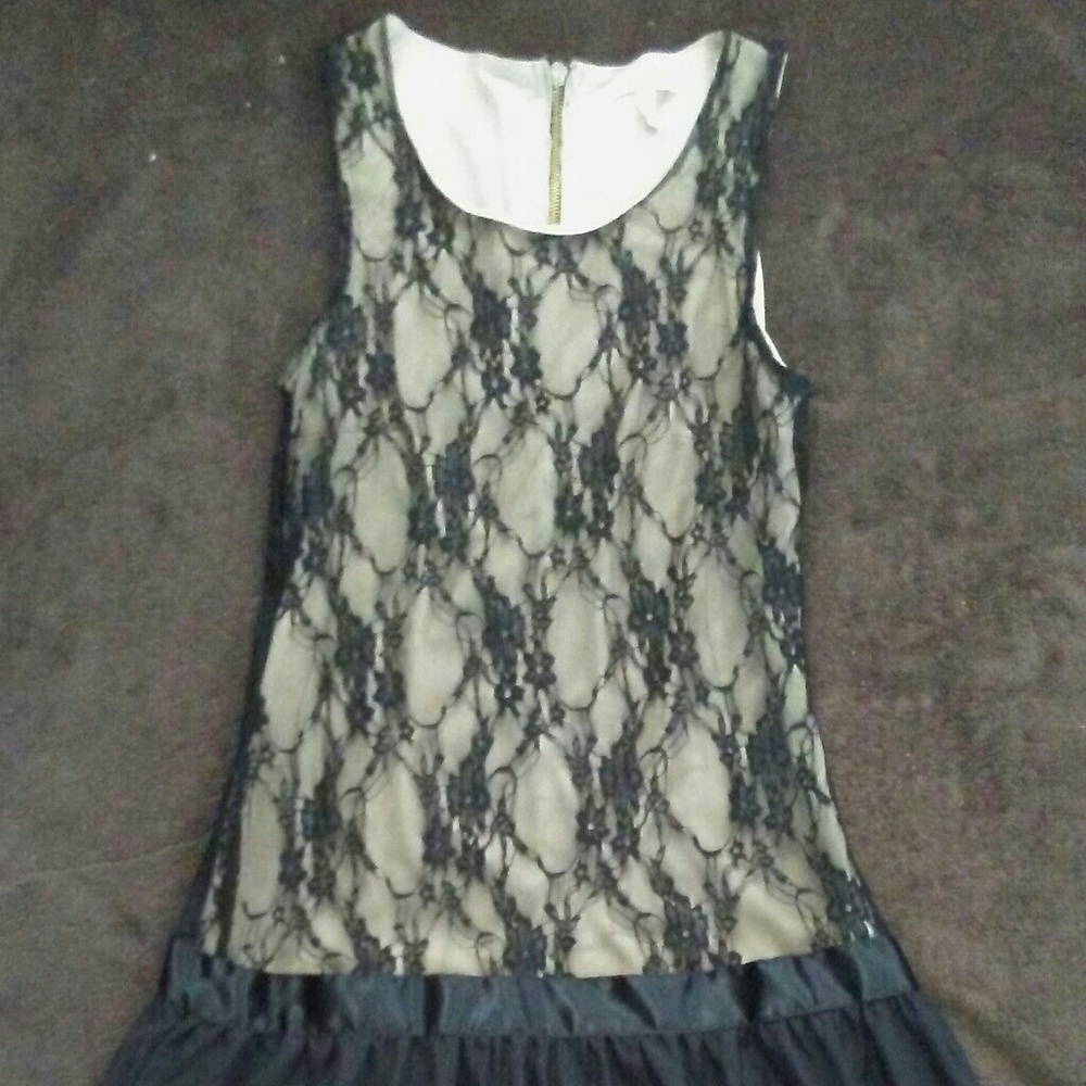 Black Lace Mini Dress